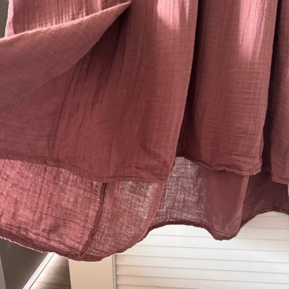 Anthropologie | Cottage Core The Kallie Flowy V-Neck Cotton Maxi Dress ~ NWT M - Picture 5 of 9